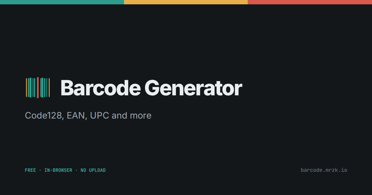 Barcode Generator