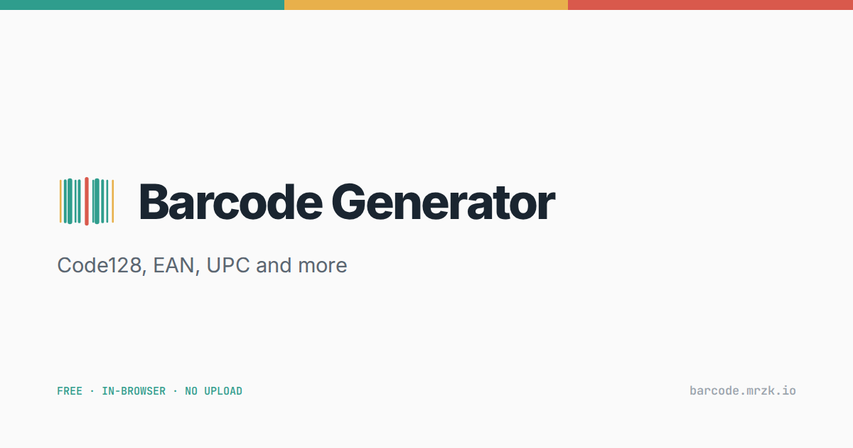 Barcode Generator